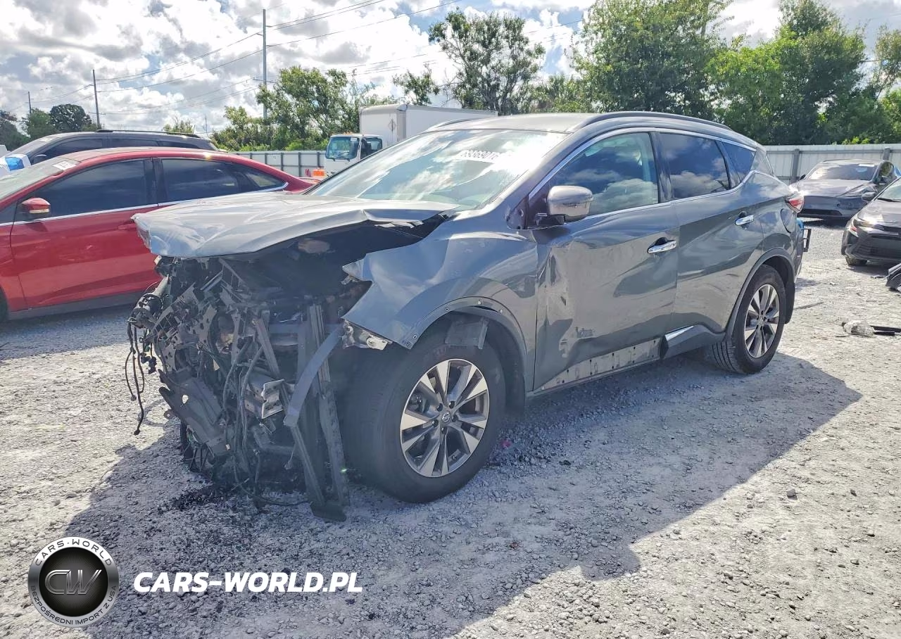 2017 Nissan Murano Sv VIN:5N1AZ2MG6HN123860 - 1
