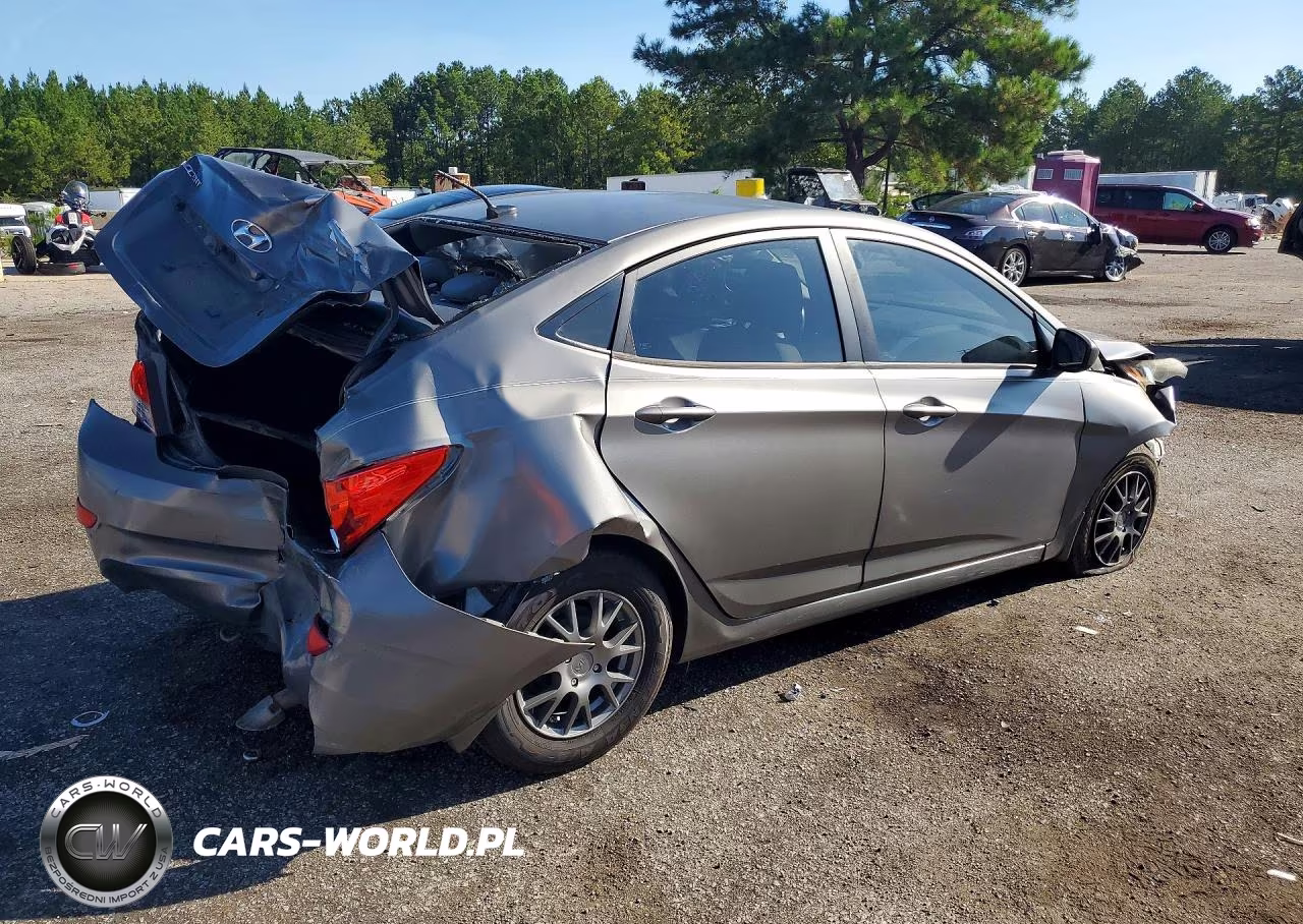 2014 Hyundai Accent Gls VIN:KMHCT4AE2EU754728 - 3