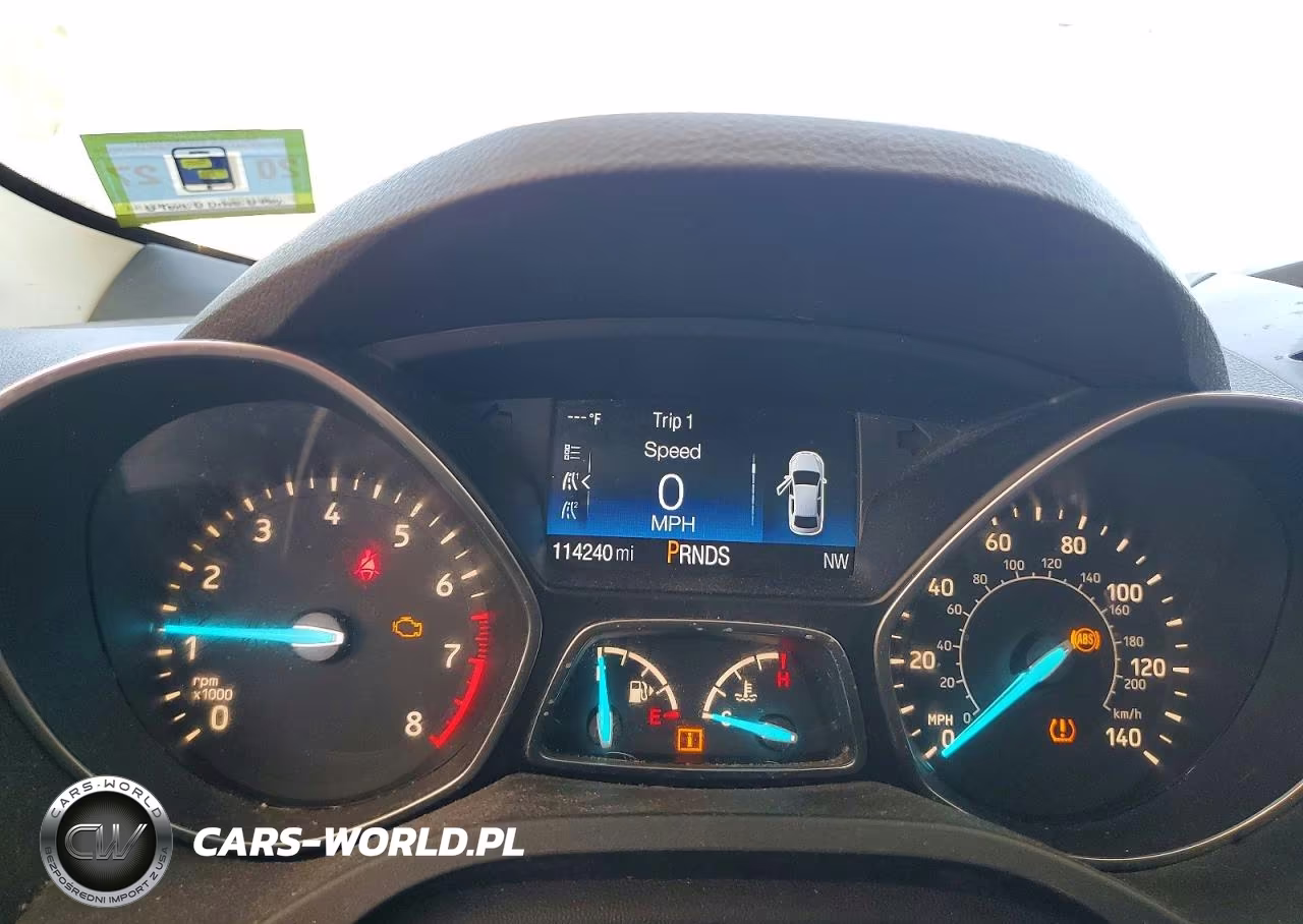 2017 Ford Escape S VIN:1FMCU0F79HUD05521 - 9
