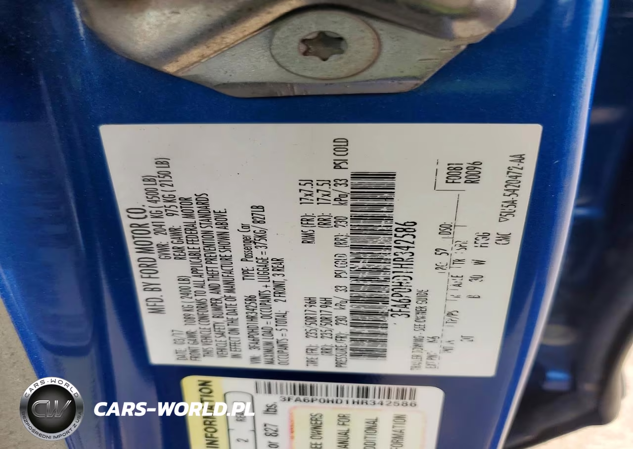 2017 Ford Fusion Se VIN:3FA6P0HD1HR342586 - 12