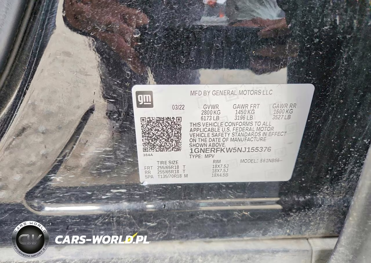 2022 Chevrolet Traverse Ls VIN:1GNERFKW5NJ155376 - 13