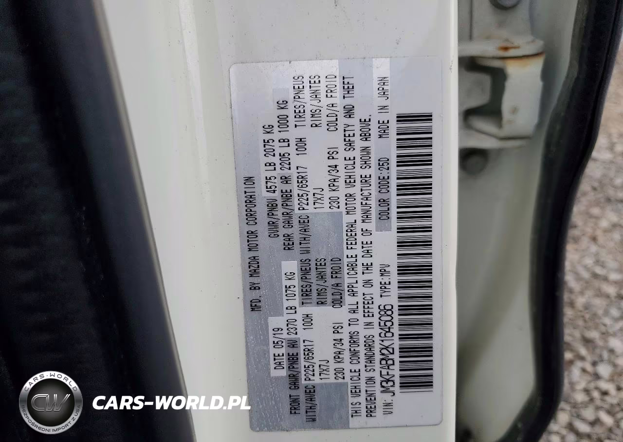 2019 Mazda Cx-5 Sport VIN:JM3KFABM2K1645086 - 13