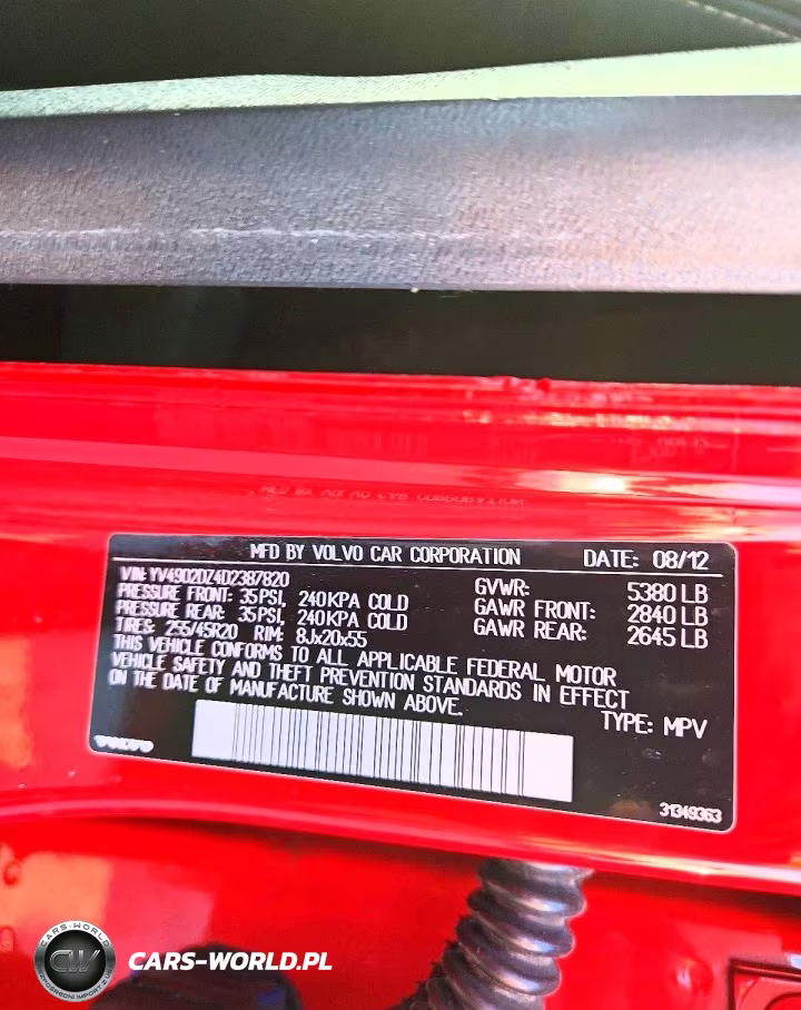 2013 Volvo Xc60 T6 VIN:YV4902DZ4D2387820 - 13