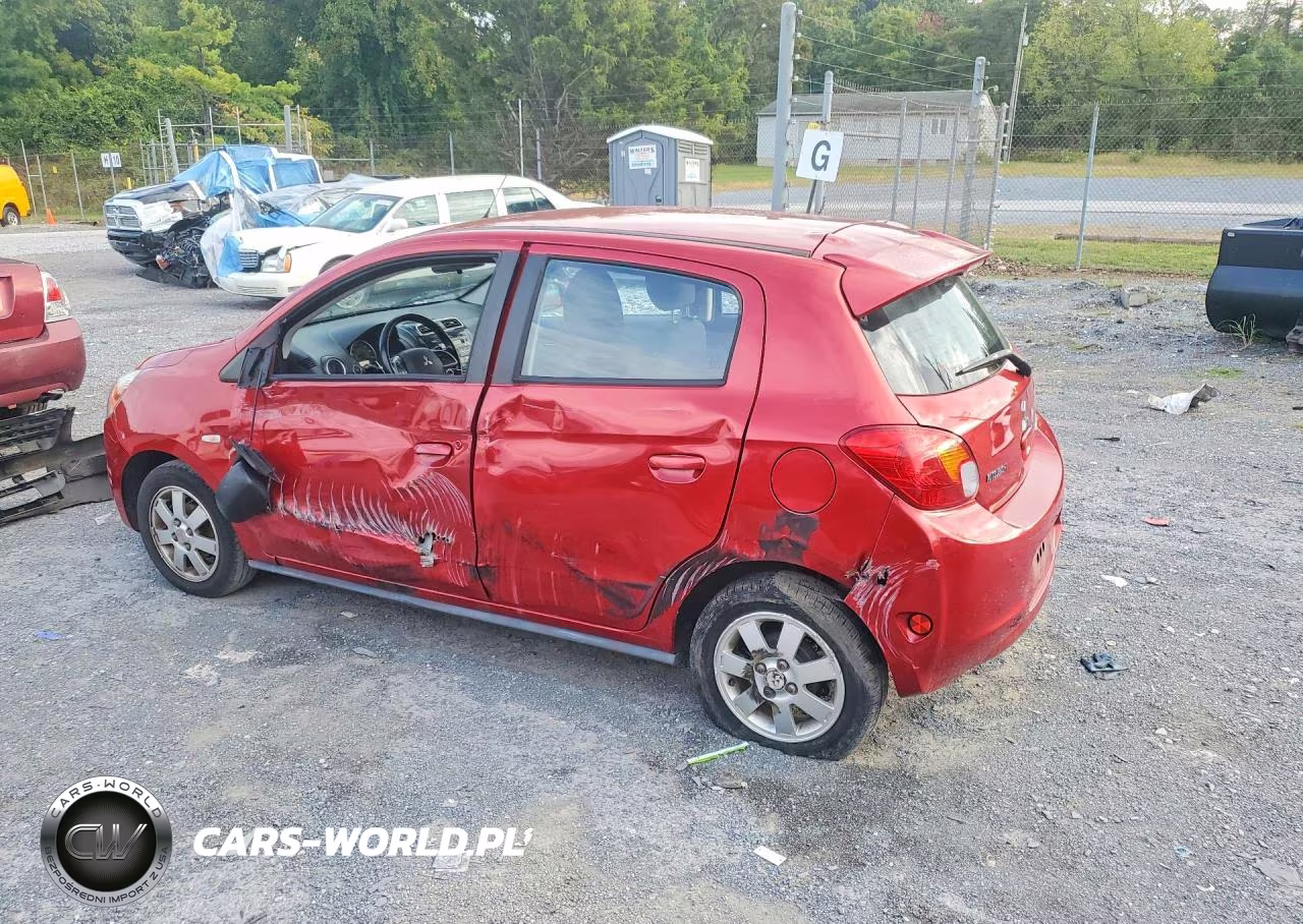 2014 Mitsubishi Mirage Es VIN:ML32A4HJ3EH025500 - 2
