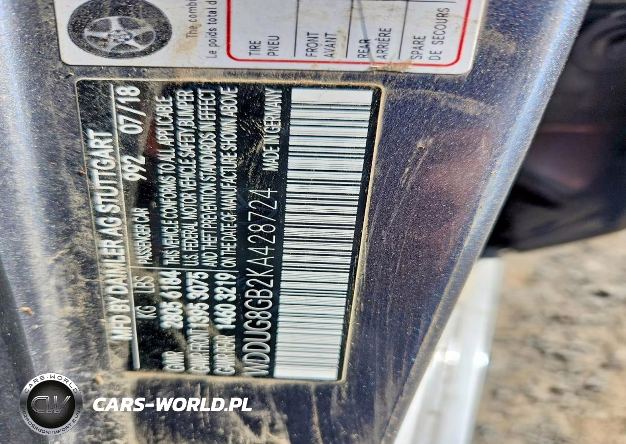 2019 Mercedes-Benz S 560 4Matic VIN:WDDUG8GB2KA428724 - 12
