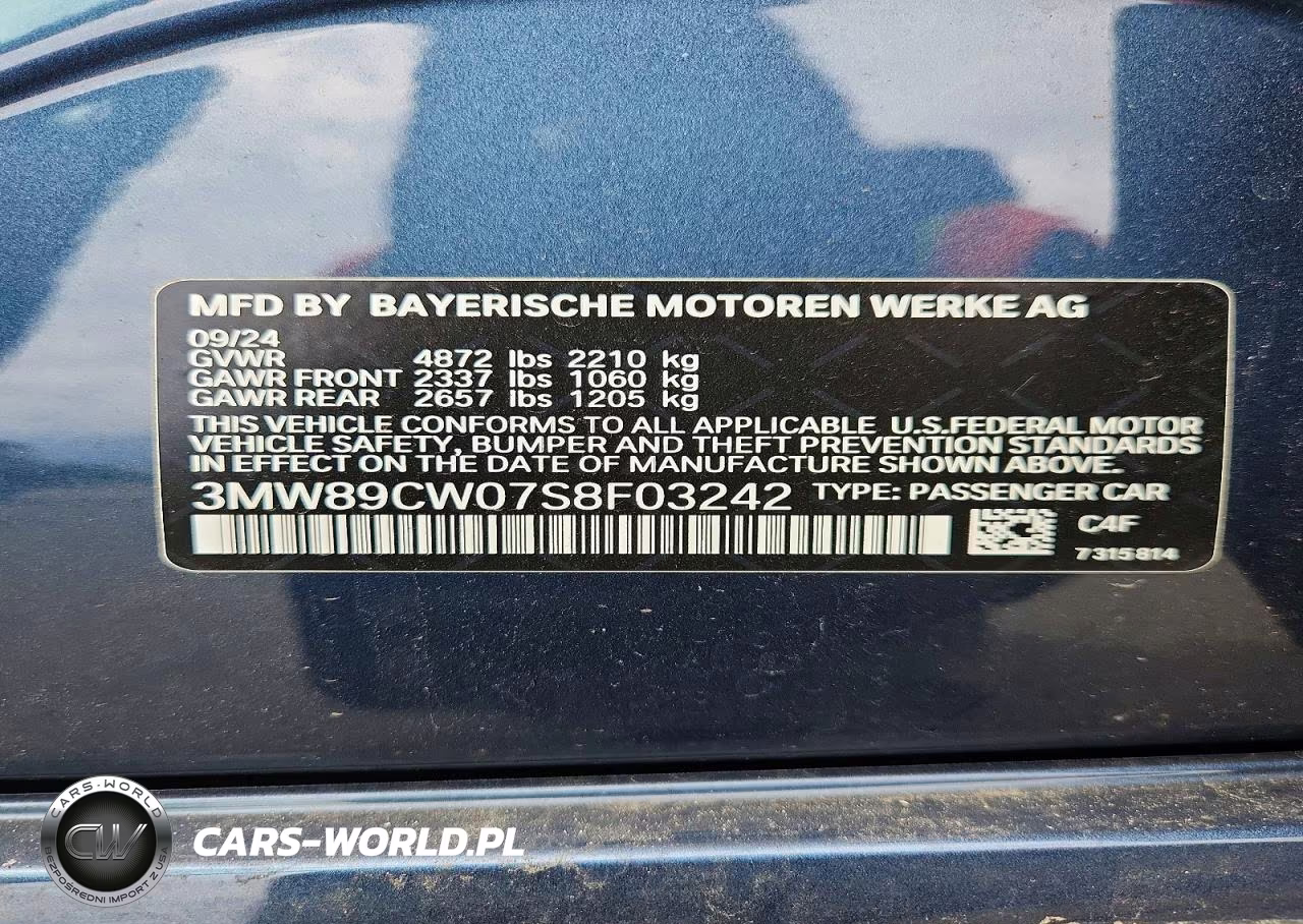 2025 BMW 330Xi VIN:3MW89CW07S8F03242 - 12