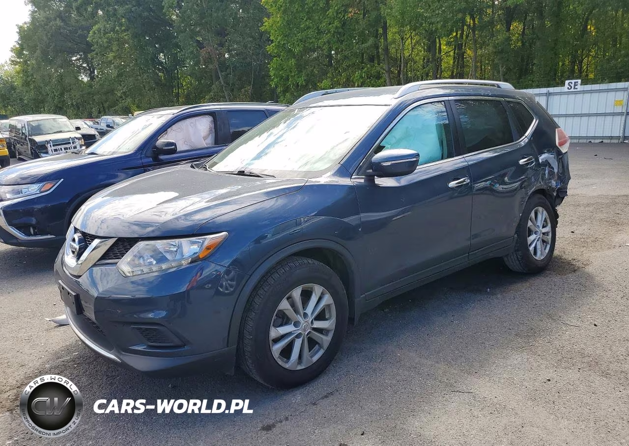 2015 Nissan Rogue Sv VIN:KNMAT2MV4FP514883 - 1