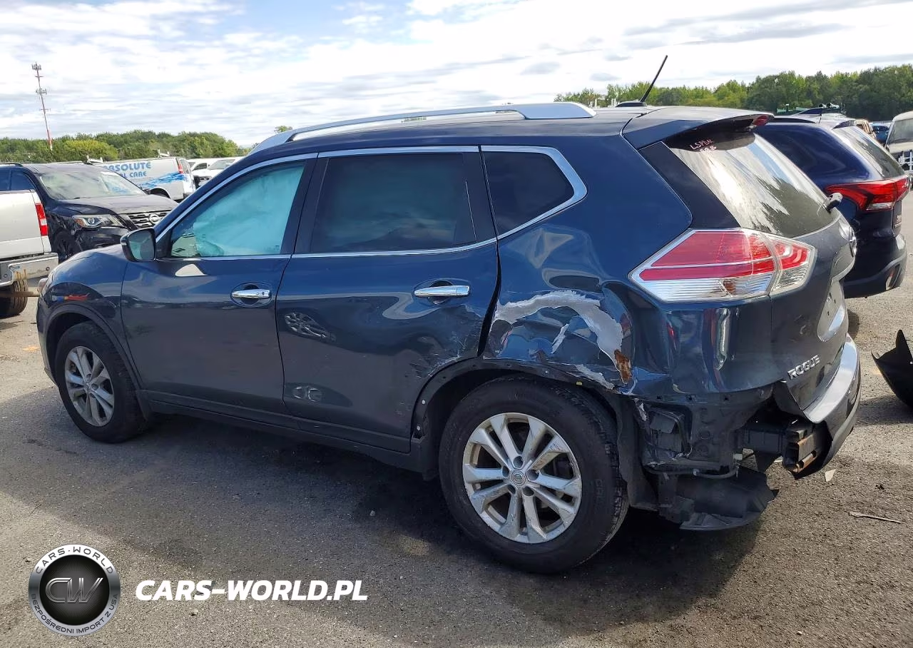2015 Nissan Rogue Sv VIN:KNMAT2MV4FP514883 - 2