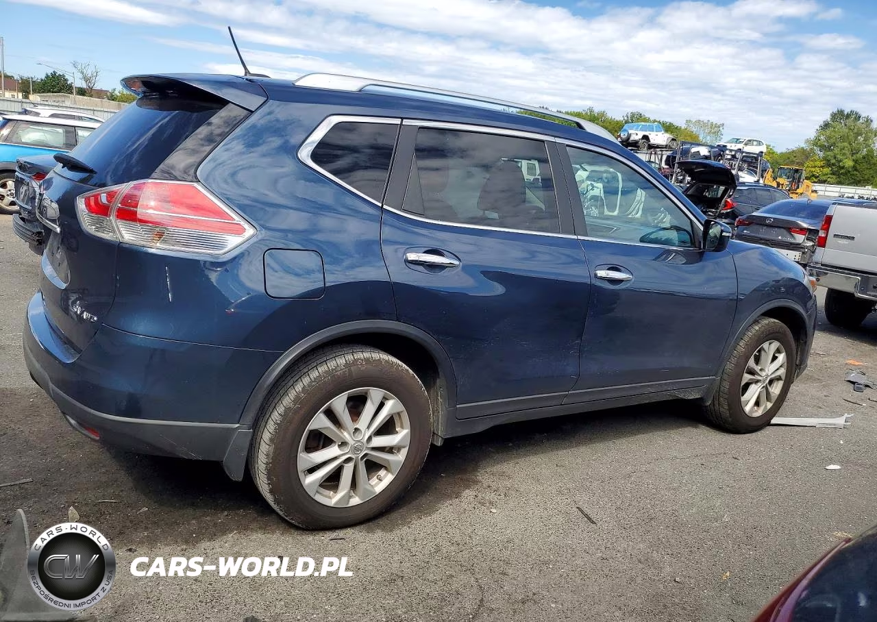2015 Nissan Rogue Sv VIN:KNMAT2MV4FP514883 - 3