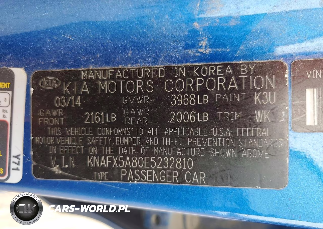 2014 Kia Forte Ex VIN:KNAFX5A80E5232810 - 12