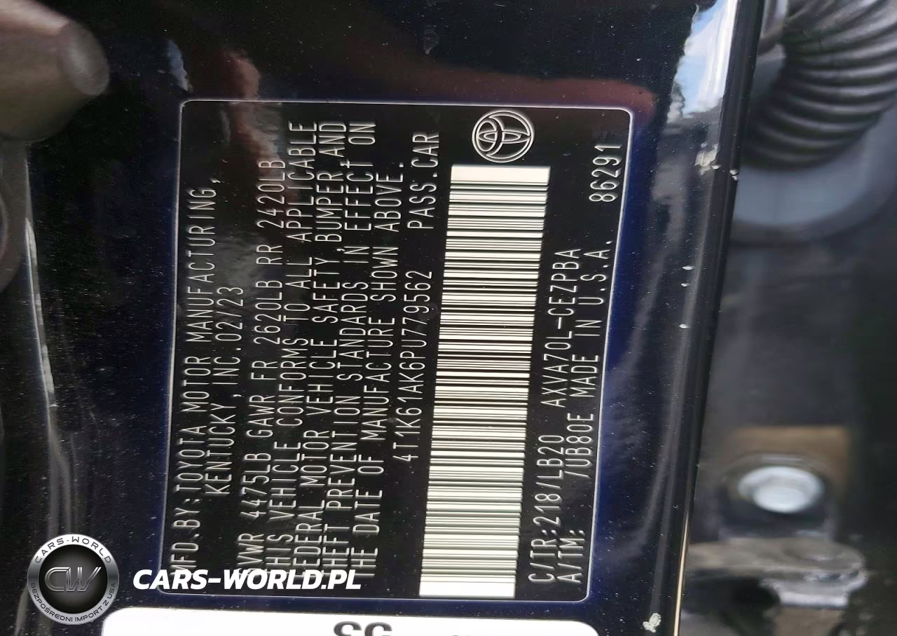 2023 Toyota Camry Xse VIN:4T1K61AK6PU779562 - 12