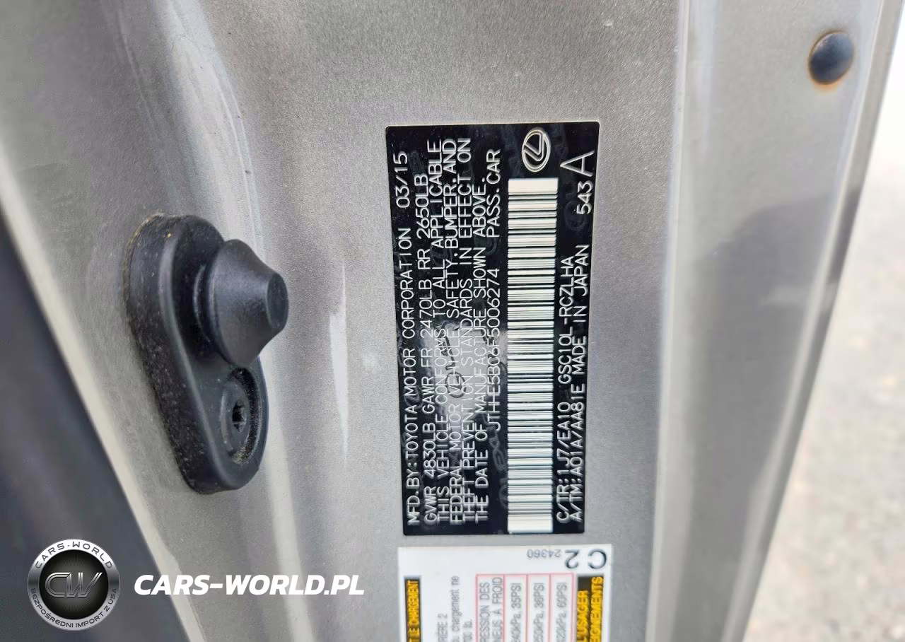 2015 Lexus Rc 350 VIN:JTHHE5BC6F5006274 - 12