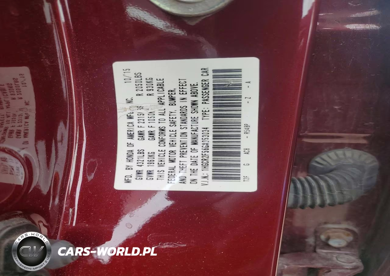2016 Honda Accord Sport VIN:1HGCR2F56GA053034 - 12