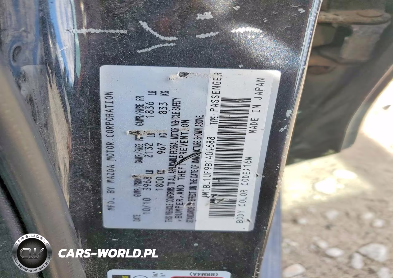 2011 Mazda 3 I VIN:JM1BL1UF9B1404688 - 12