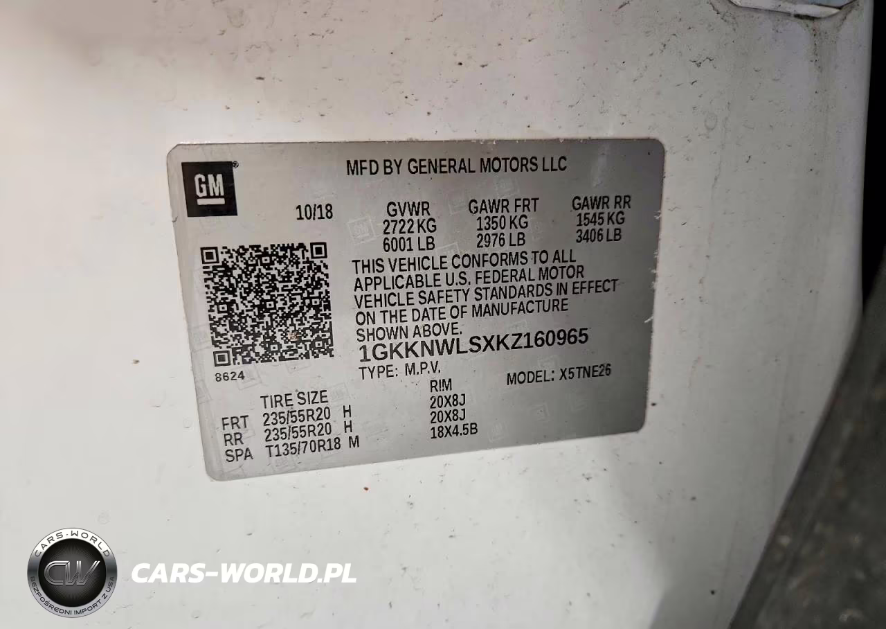 2019 GMC Acadia Slt-2 VIN:1GKKNWLSXKZ160965 - 14