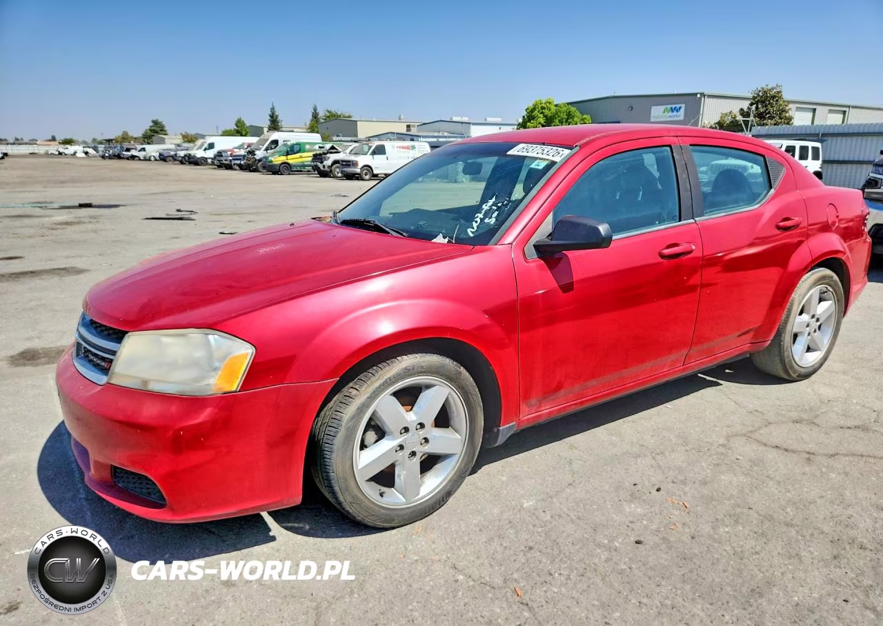 2013 Dodge Avenger Se VIN:1C3CDZAB0DN637313 - 1