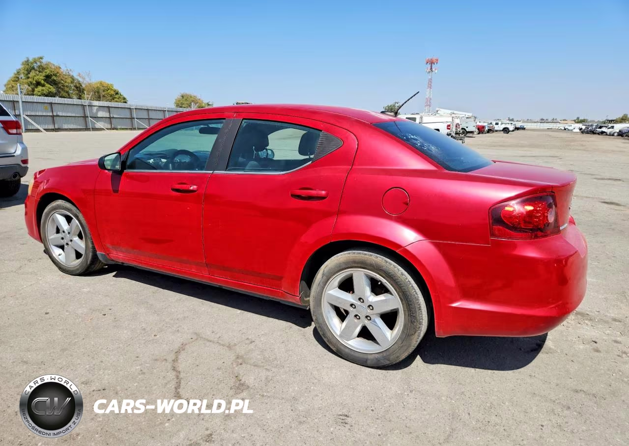 2013 Dodge Avenger Se VIN:1C3CDZAB0DN637313 - 2