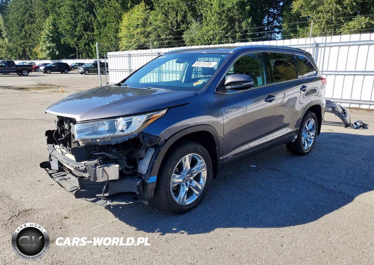 2019 Toyota Highlander Hybrid Limited VIN:5TDDGRFH9KS073673 - 1
