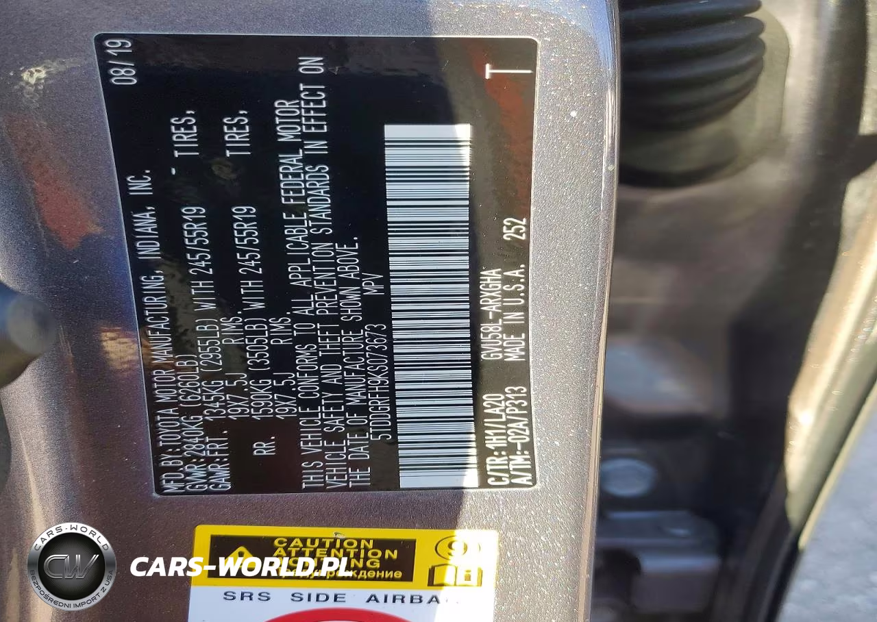 2019 Toyota Highlander Hybrid Limited VIN:5TDDGRFH9KS073673 - 14