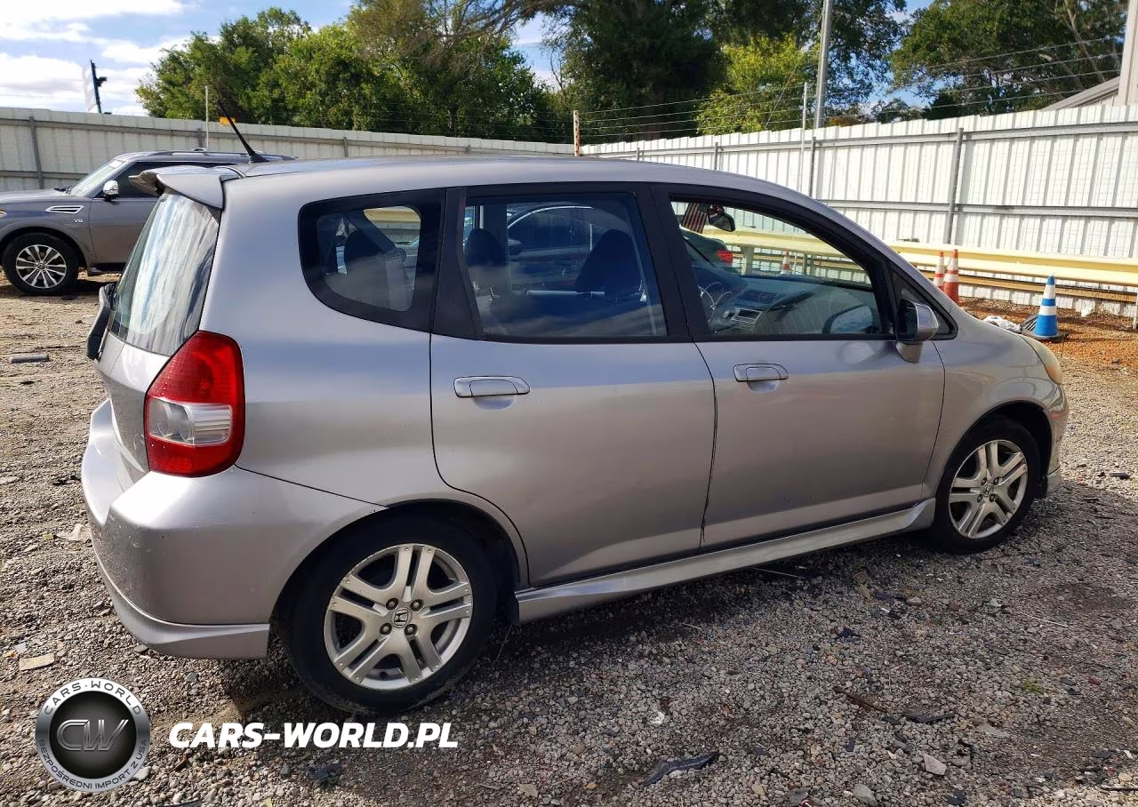 2007 Honda Fit S VIN:JHMGD37627S019354 - 3