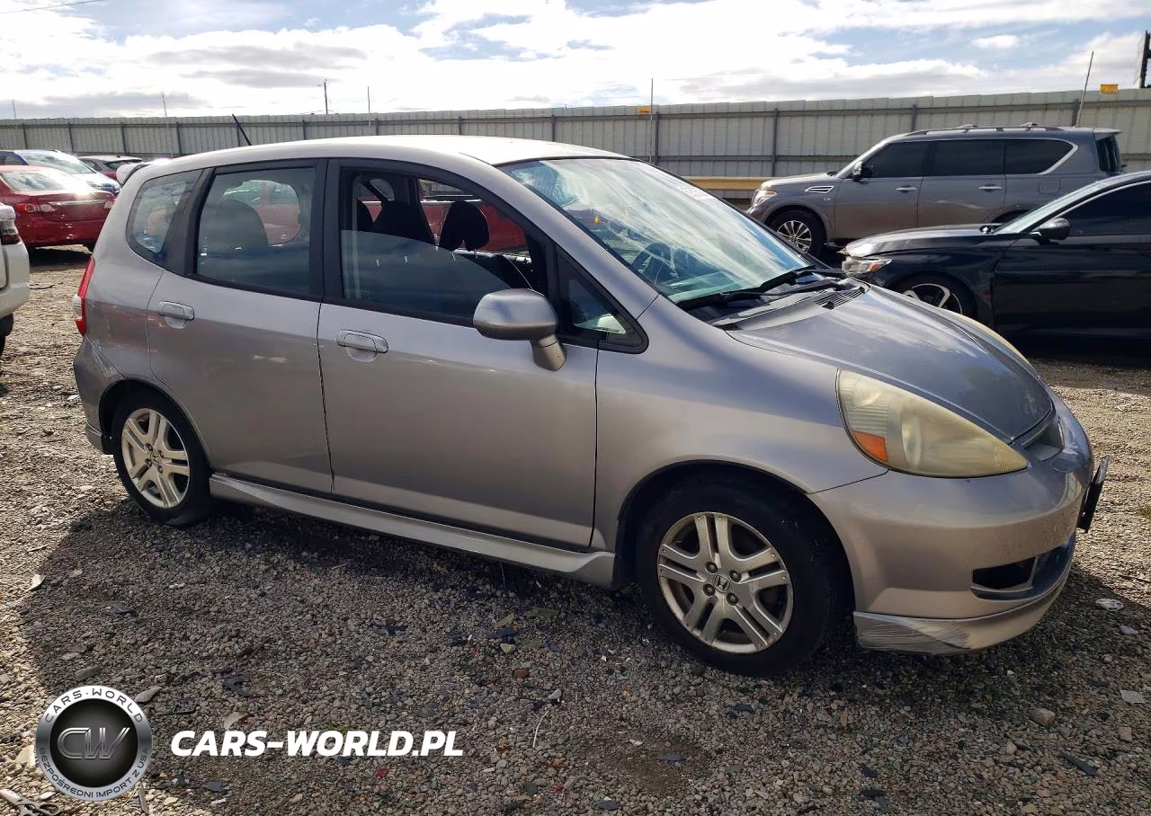 2007 Honda Fit S VIN:JHMGD37627S019354 - 4