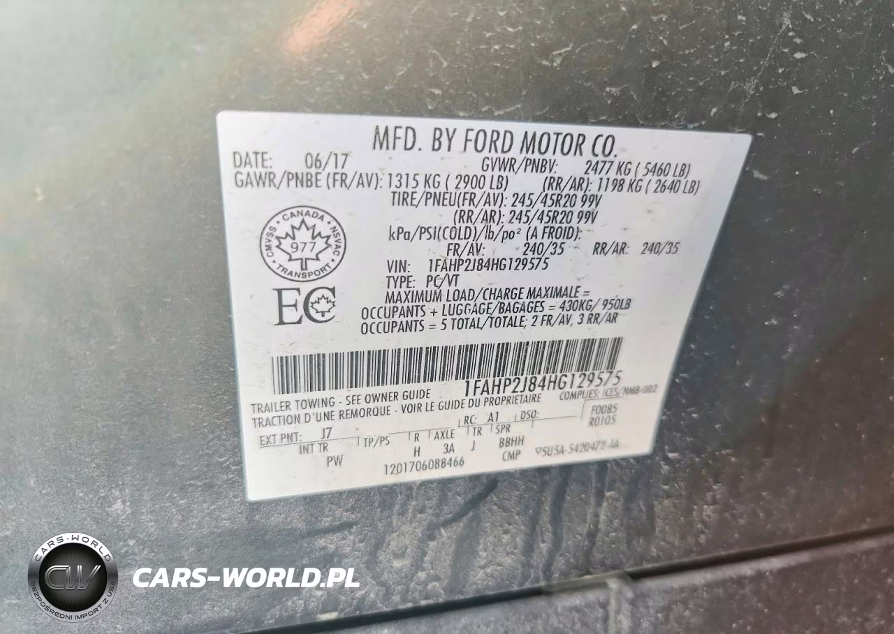 2017 Ford Taurus Limited VIN:1FAHP2J84HG129575 - 12