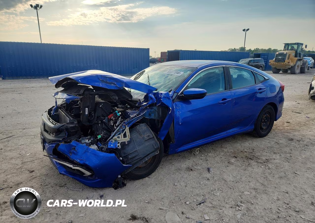 2019 Honda Civic Lx VIN:19XFC2F68KE034190 - 1
