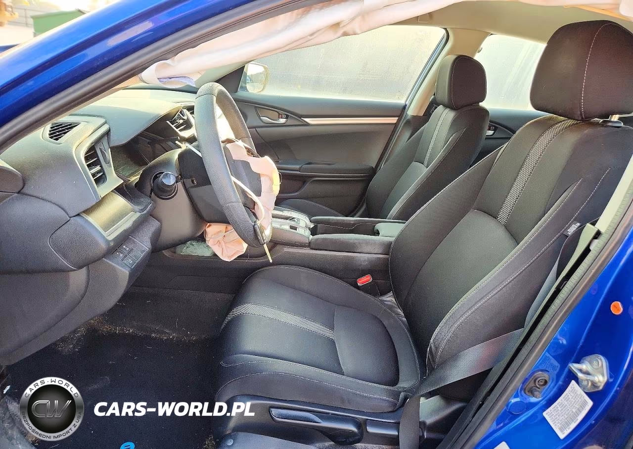 2019 Honda Civic Lx VIN:19XFC2F68KE034190 - 7