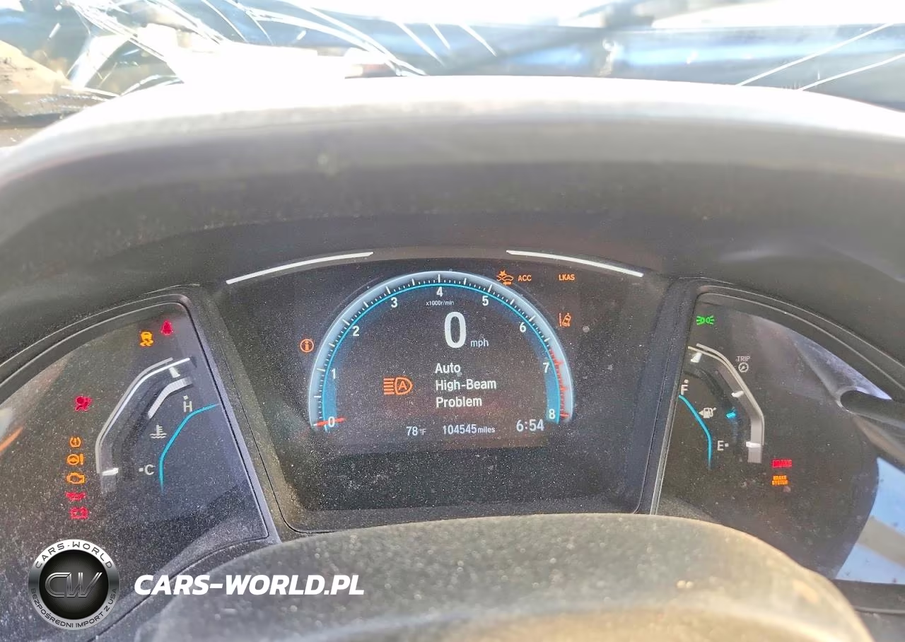 2019 Honda Civic Lx VIN:19XFC2F68KE034190 - 9