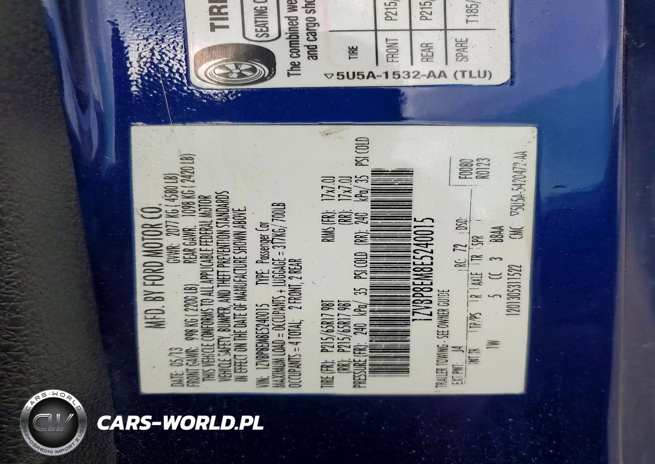 2014 Ford Mustang VIN:1ZVBP8EM8E5240015 - 12