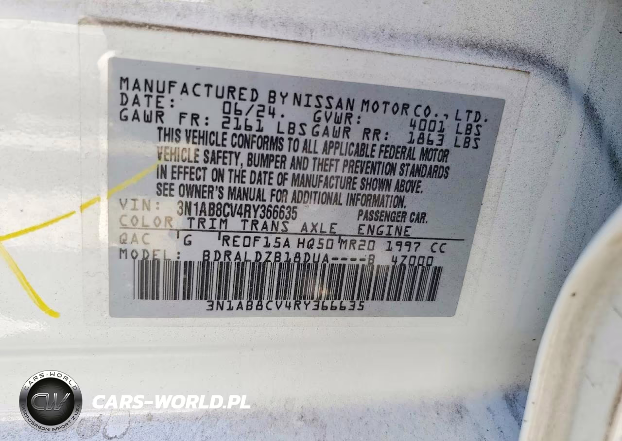 2024 Nissan Sentra Sv VIN:3N1AB8CV4RY366635 - 13