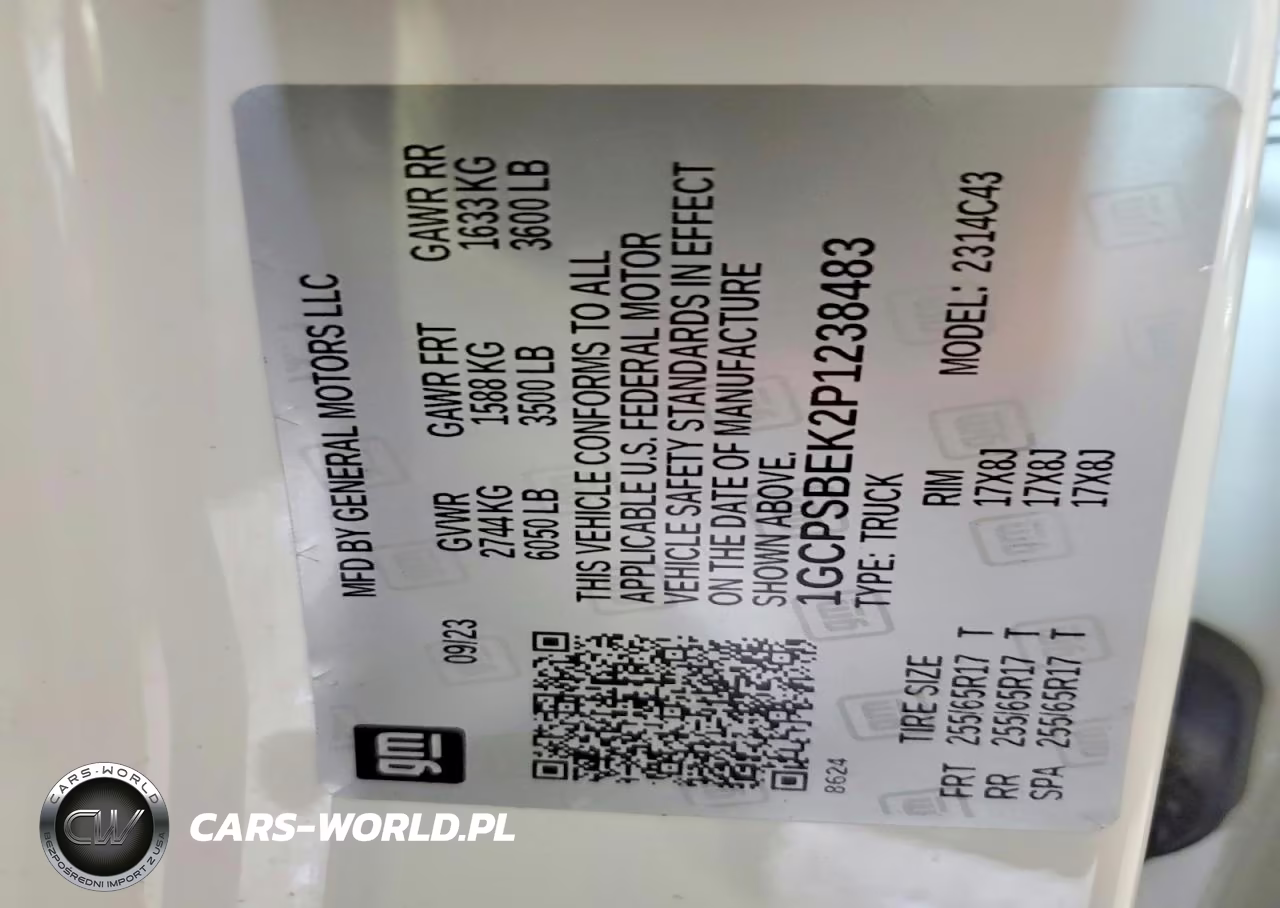 2023 Chevrolet Colorado VIN:1GCPSBEK2P1238483 - 12