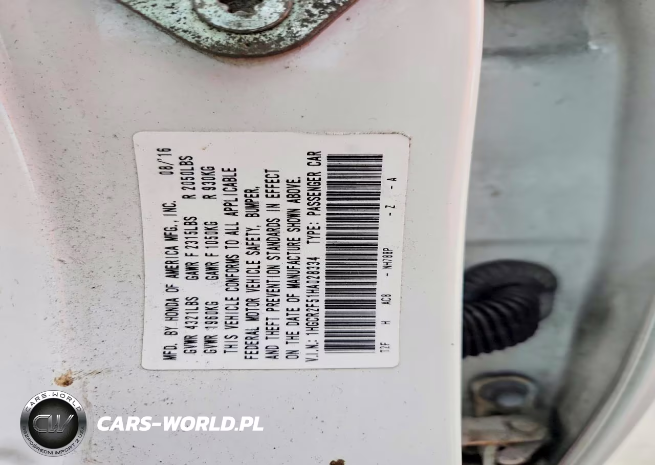 2017 Honda Accord Sport VIN:1HGCR2F51HA028334 - 12