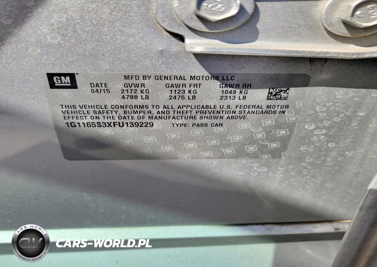 2015 Chevrolet Impala Ltz VIN:1G1165S3XFU139229 - 13