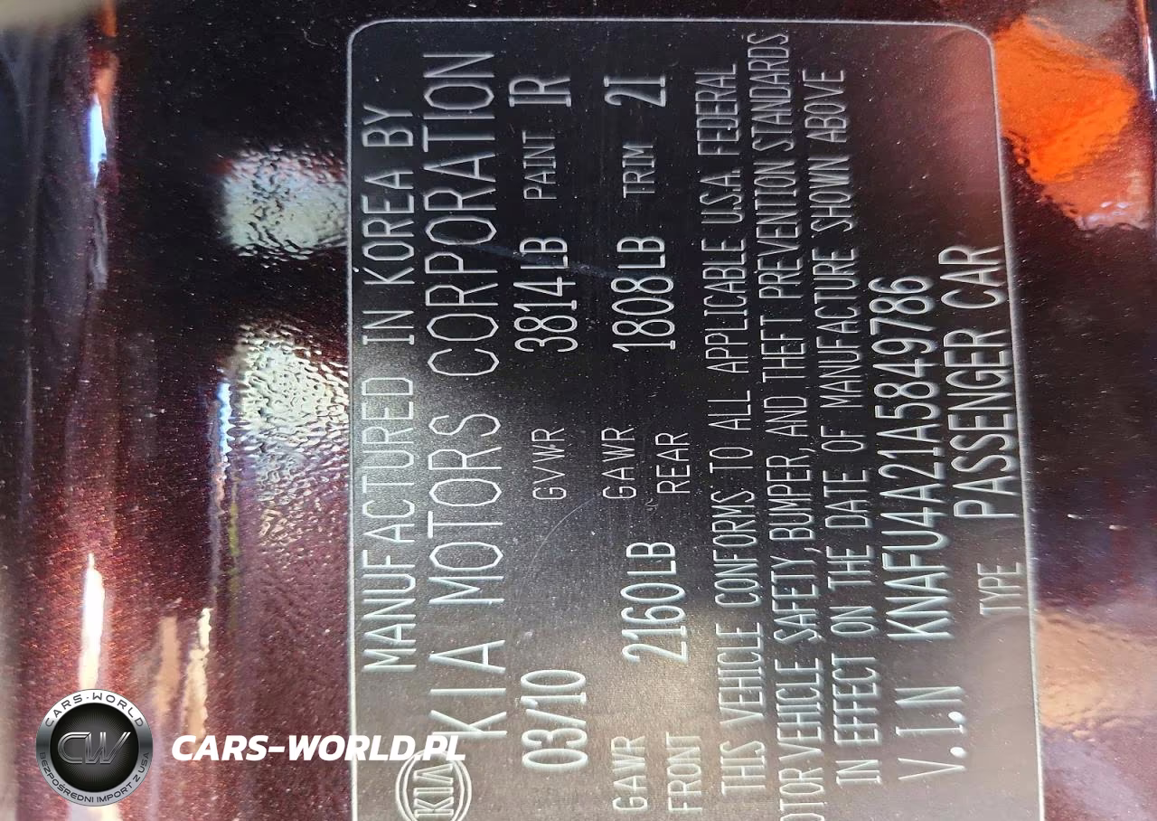 2010 Kia Forte Ex VIN:KNAFU4A21A5849786 - 12