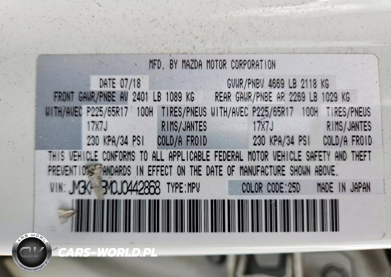 2018 Mazda Cx-5 Sport VIN:JM3KFBBM0J0442868 - 13