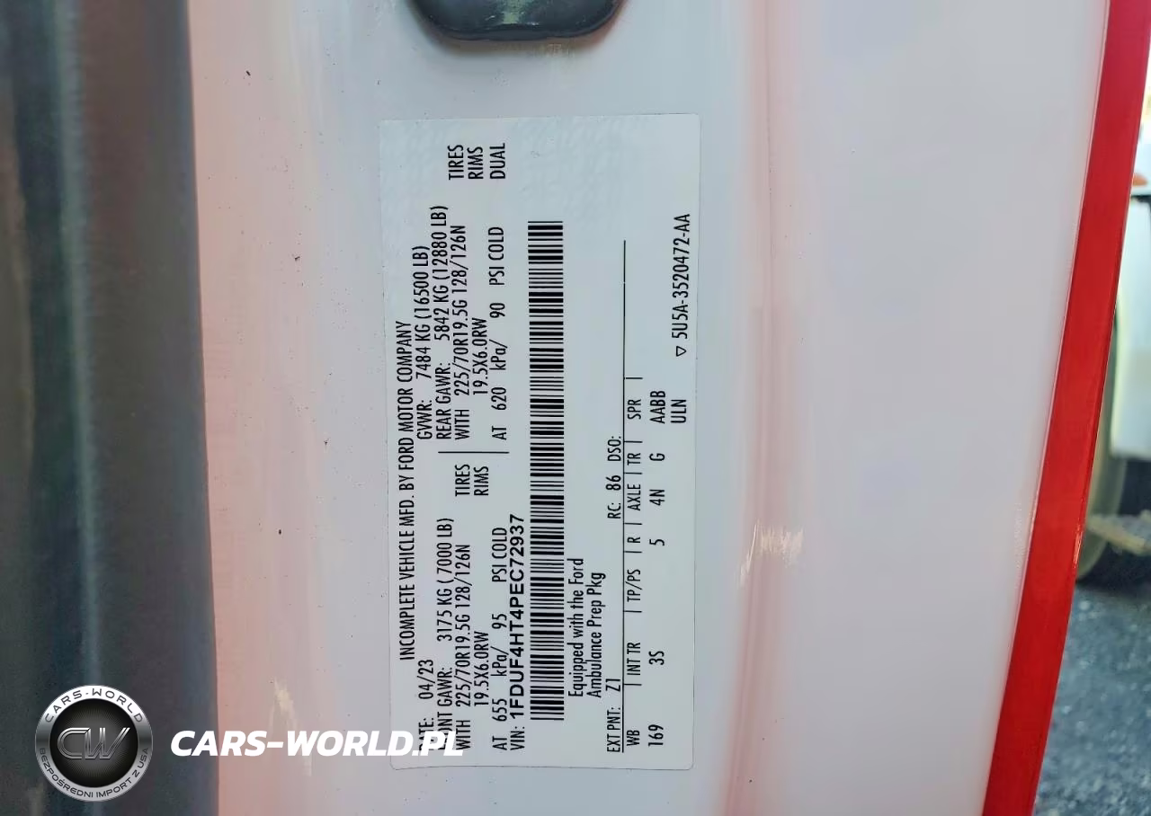 2023 Ford F450 Super Duty VIN:1FDUF4HT4PEC72937 - 12