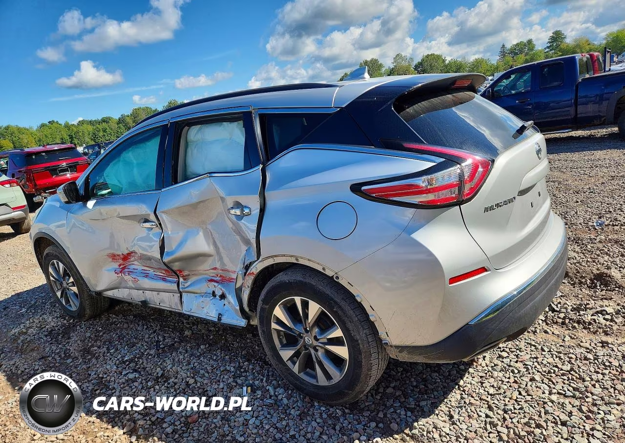2017 Nissan Murano Sv VIN:5N1AZ2MH2HN105817 - 2