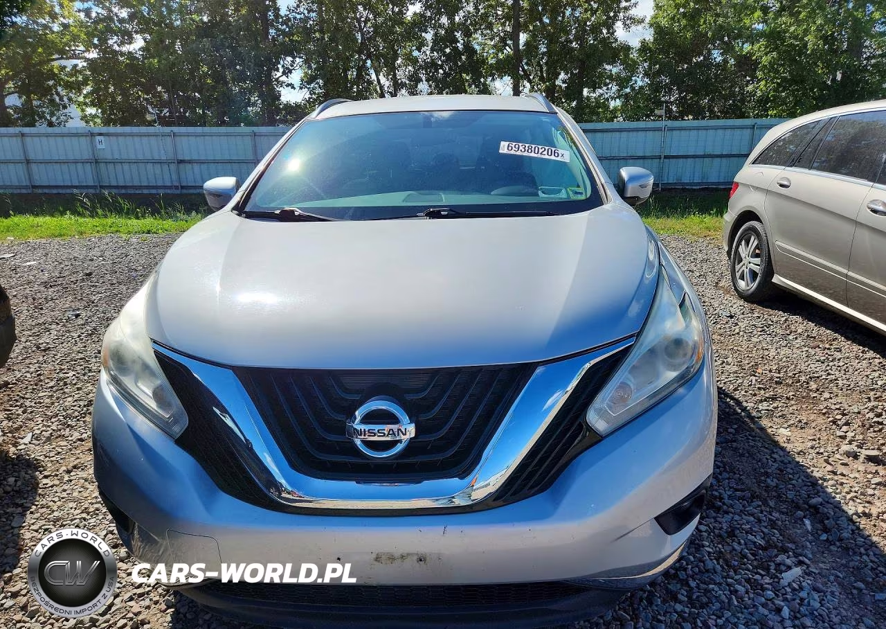 2017 Nissan Murano Sv VIN:5N1AZ2MH2HN105817 - 5