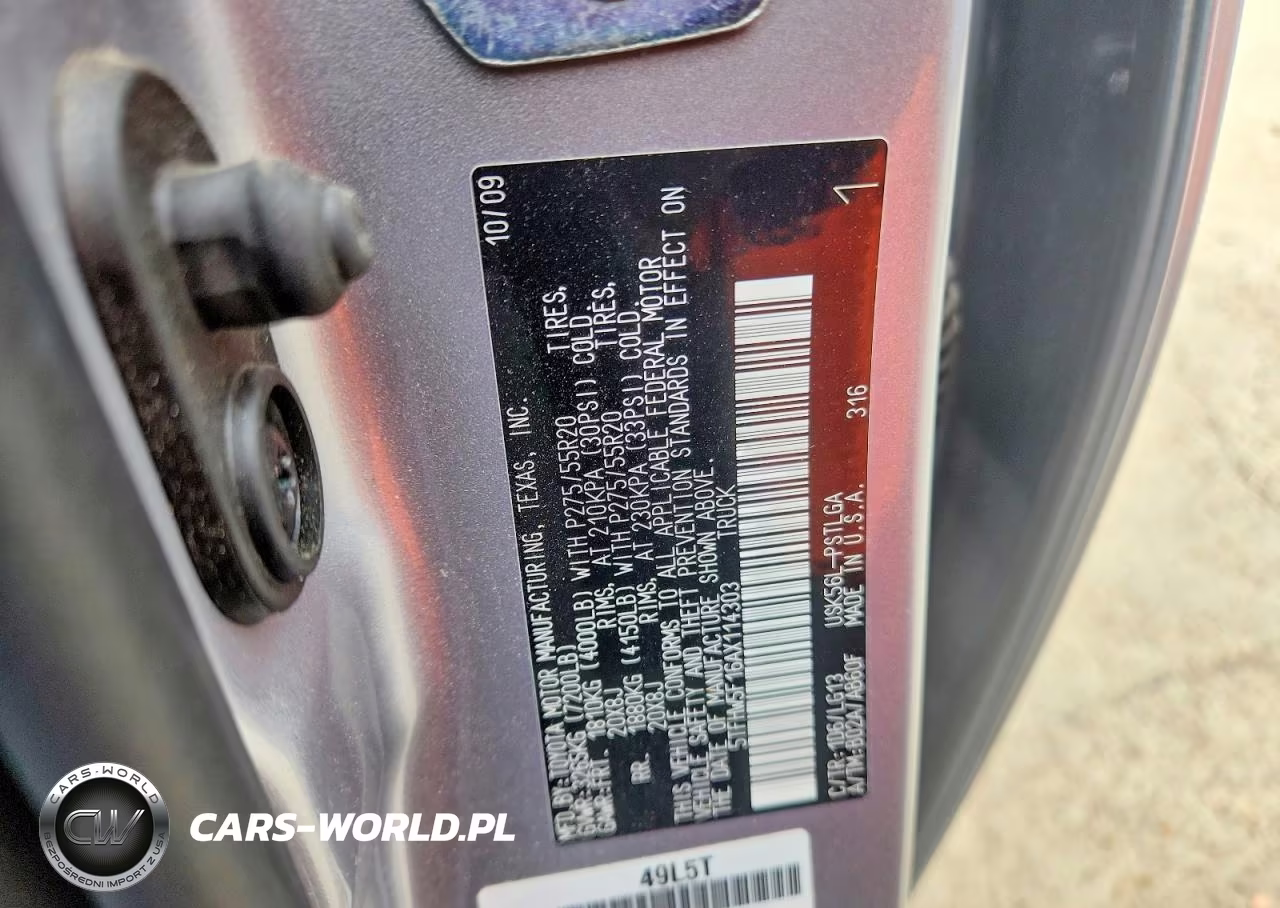 2010 Toyota Tundra Crewmax Limited VIN:5TFHW5F16AX114303 - 12