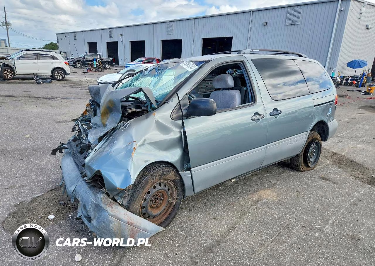 2000 Toyota Sienna Le VIN:4T3ZF13C9YU201758 - 1