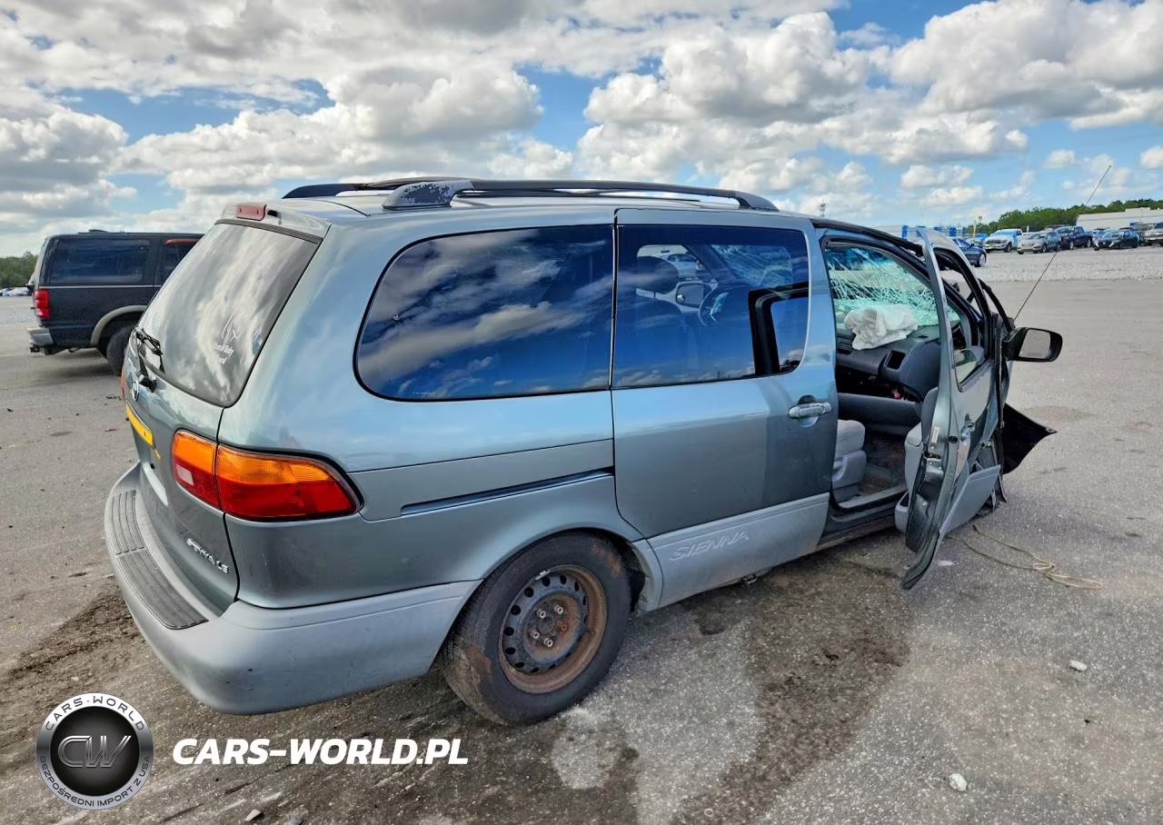 2000 Toyota Sienna Le VIN:4T3ZF13C9YU201758 - 3