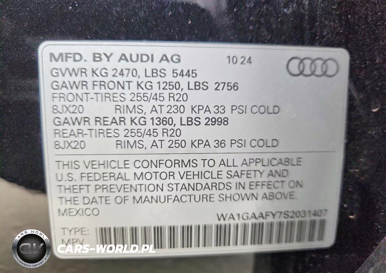 2025 Audi Q5 Premium 45 VIN:WA1GAAFY7S2031407 - 14