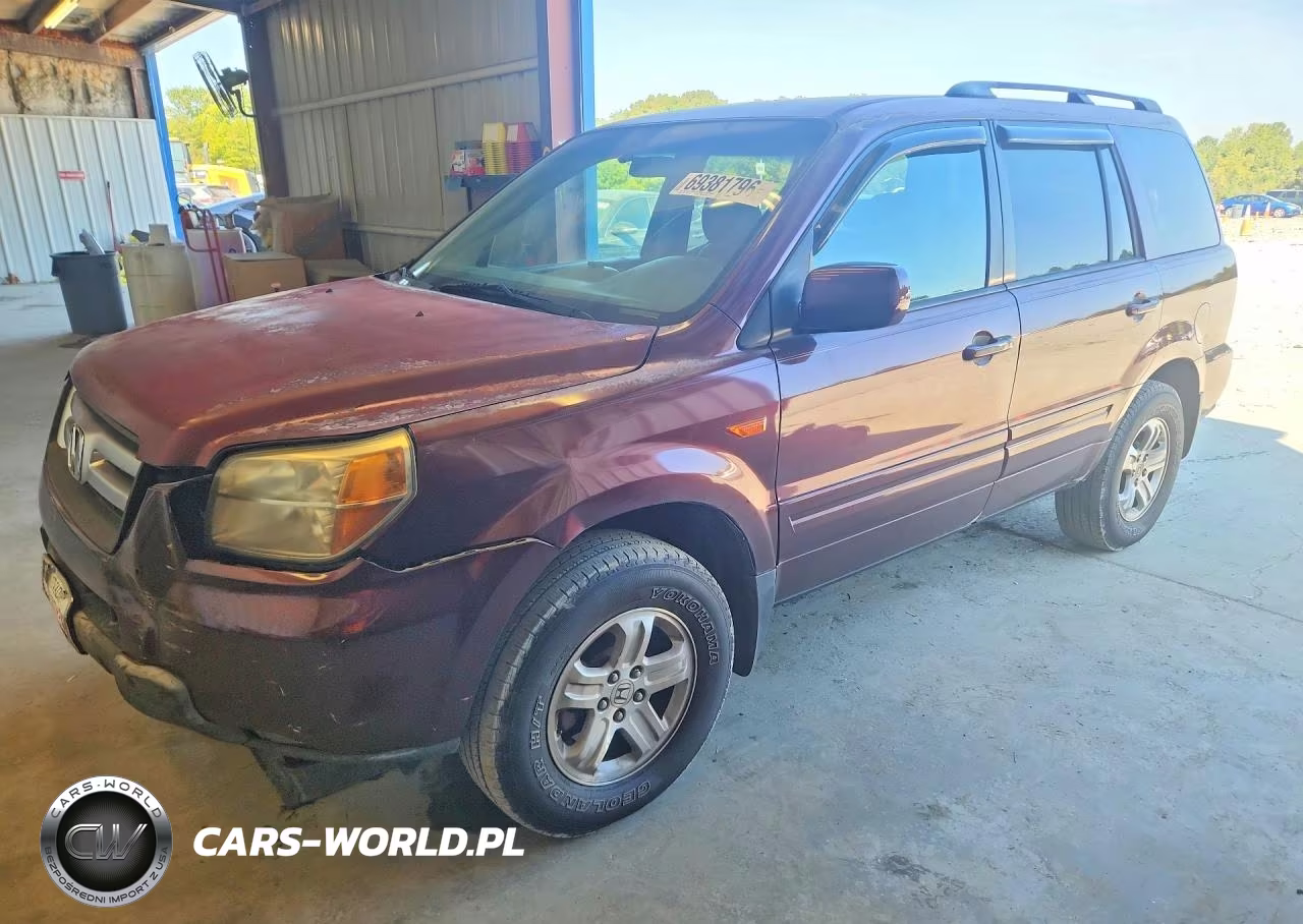 2008 Honda Pilot Vp VIN:5FNYF28298B026029 - 1