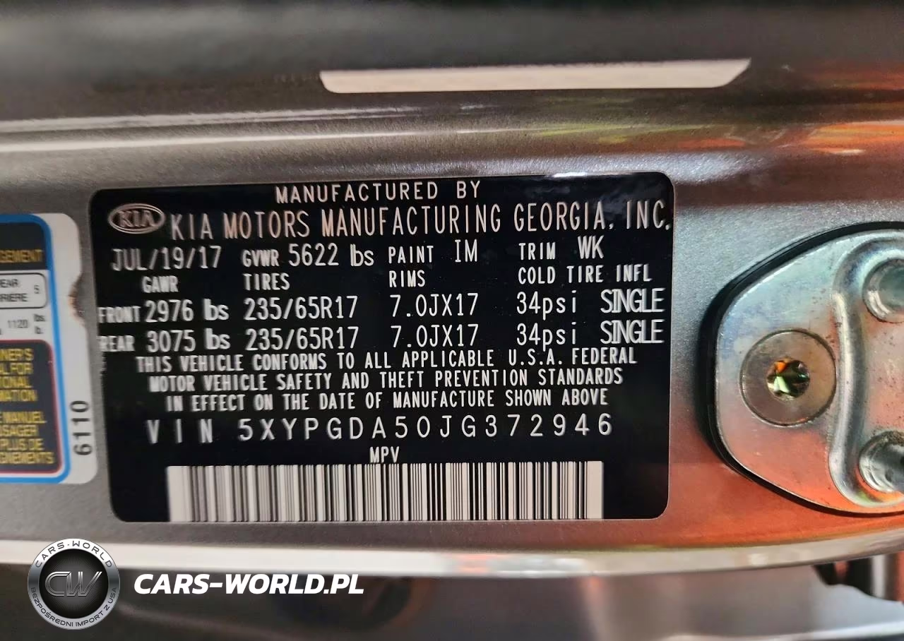 2018 Kia Sorento Lx V6 VIN:5XYPGDA50JG372946 - 14