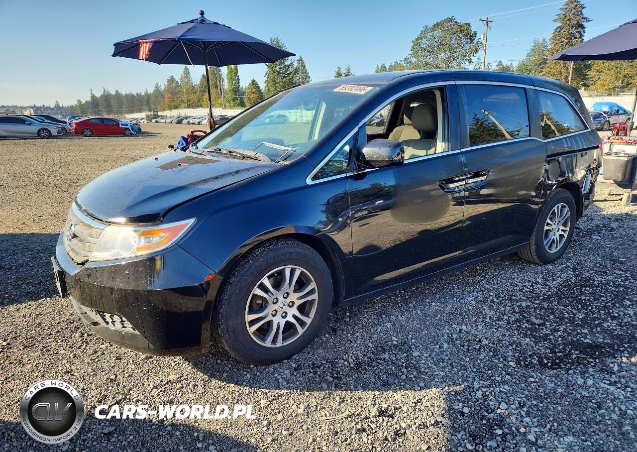 2013 Honda Odyssey Ex VIN:5FNRL5H40DB070656 - 1
