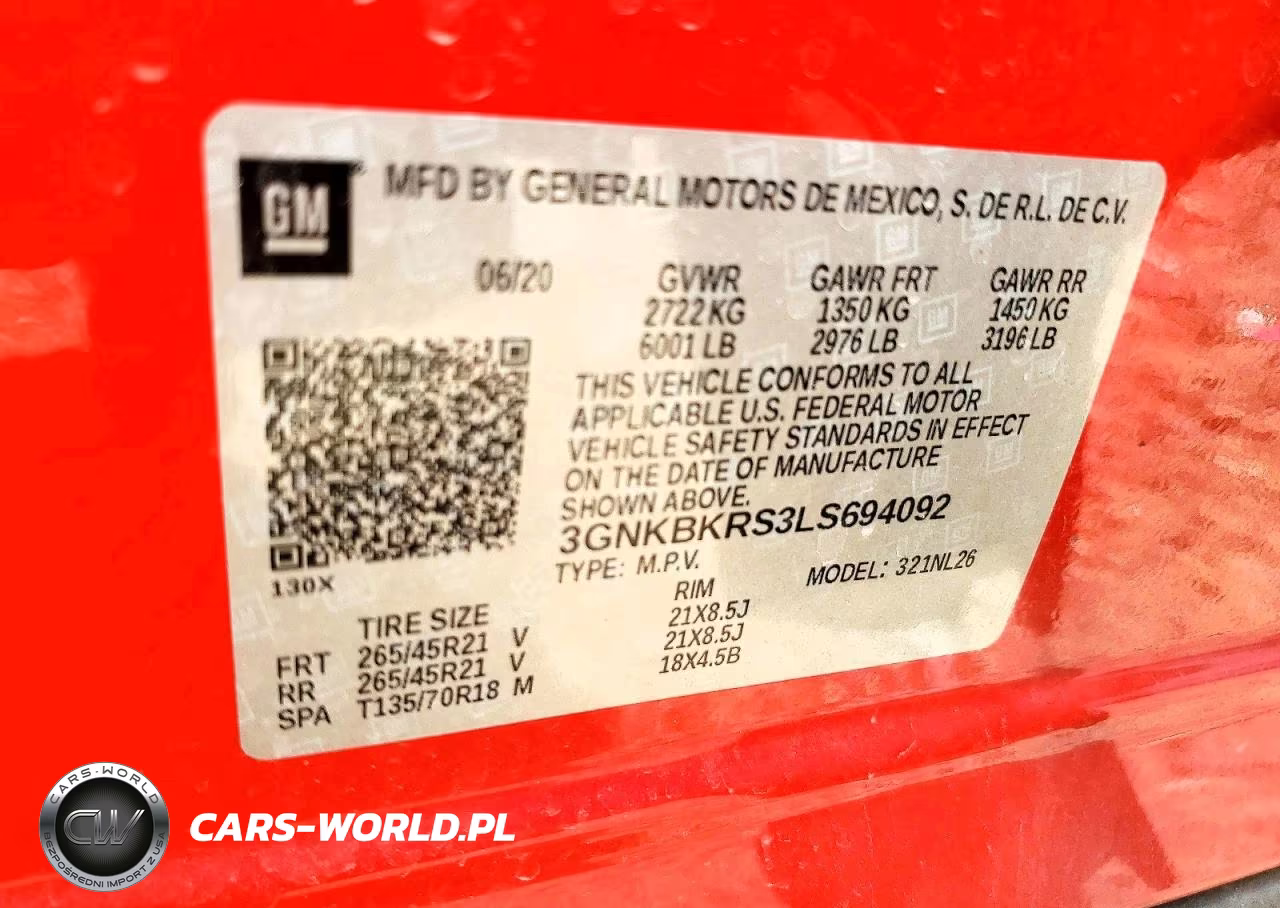 2020 Chevrolet Blazer Rs VIN:3GNKBKRS3LS694092 - 12