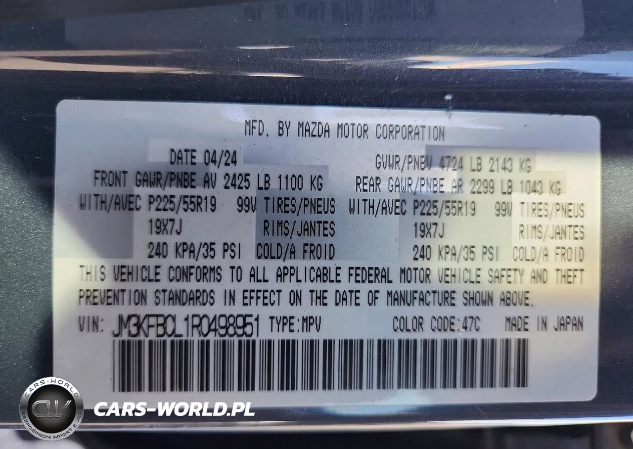 2024 Mazda Cx-5 Preferred VIN:JM3KFBCL1R0498951 - 14