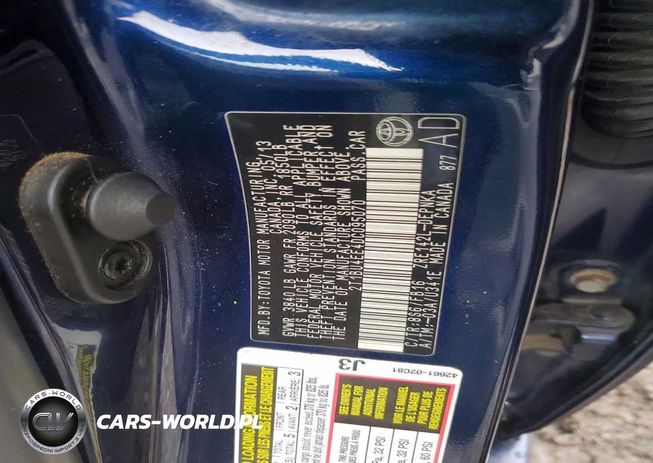 2013 Toyota Corolla Le VIN:2T1BU4EE4DC095070 - 12