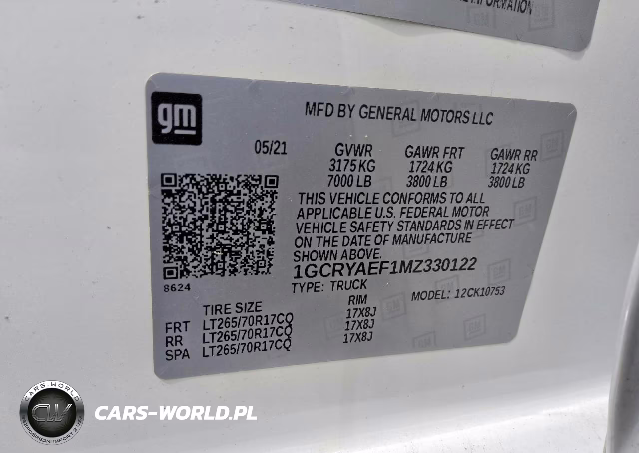 2021 Chevrolet Silverado K1500 VIN:1GCRYAEF1MZ330122 - 12
